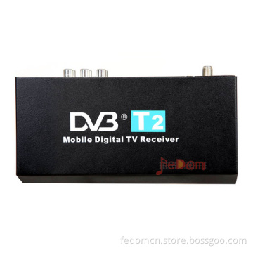 DVB-T2 digital TV tuner receiver box for car